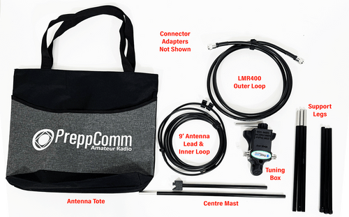 PreppComm Antennas MMX Lifeline with PreppComm MagLoop Antenna 