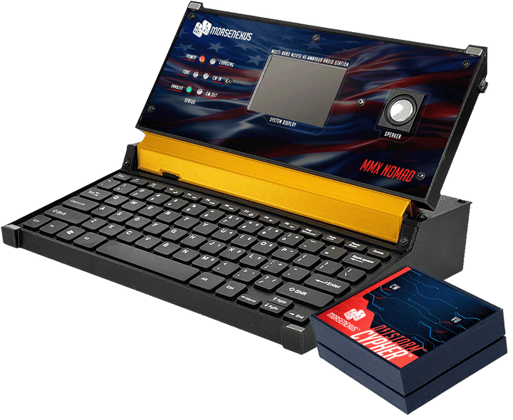 PreppComm Naked Nomad DitStorm™ Duo - Ultimate Morse Mastery Simplified