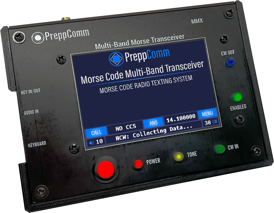 PreppComm transceivers Refurbished MMX 3-Band Morse Code Transceiver