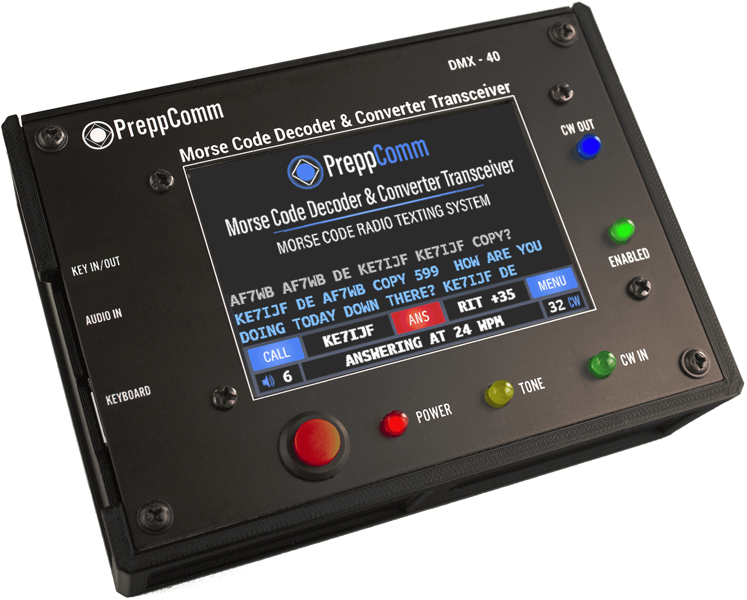 PreppComm transceivers DMX-40 Morse Code Transceiver